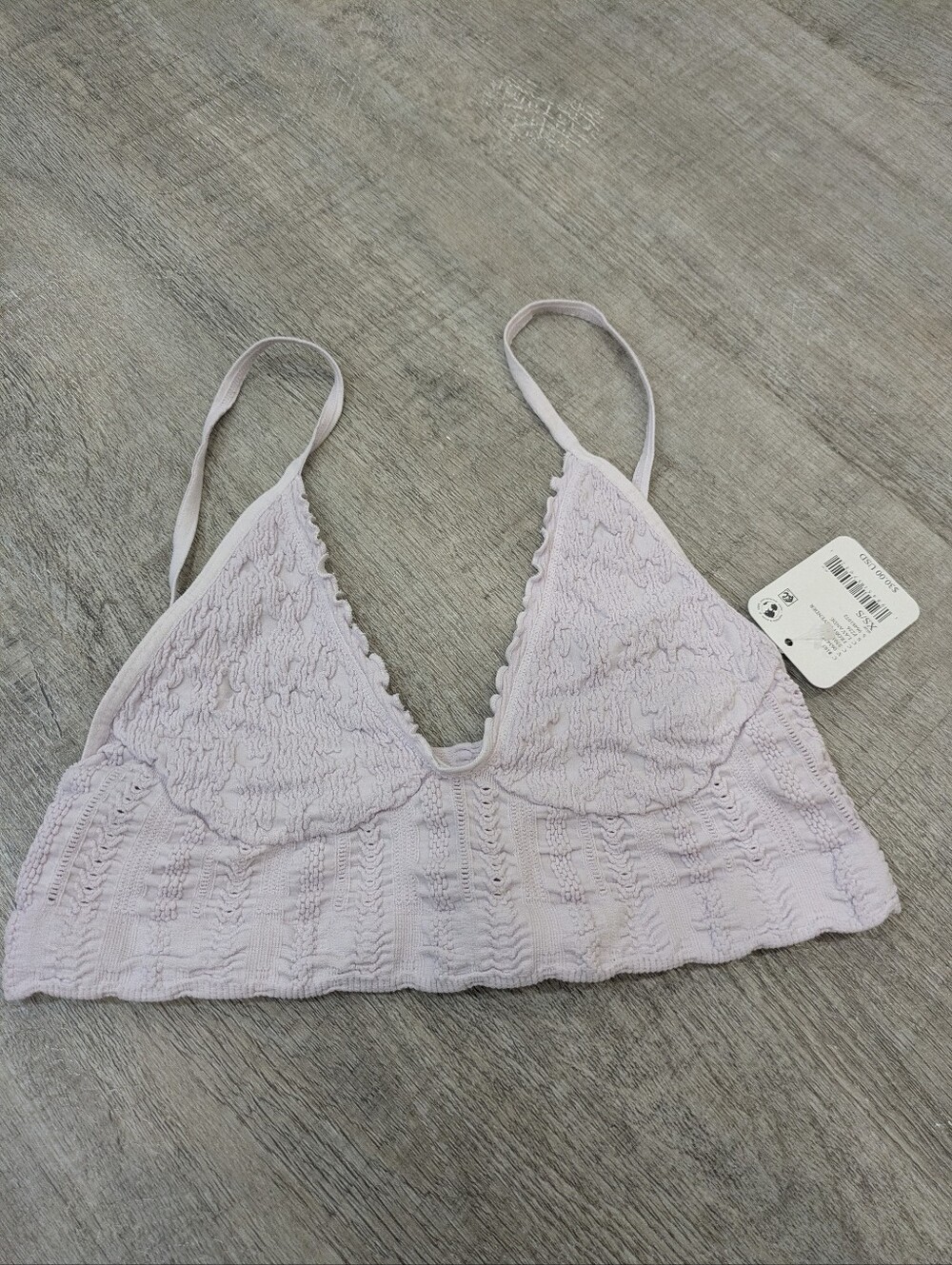 NWT Intimately Free People Lilac Heirloom Seamless Bralette Size XS/S - Picture 2 of 6